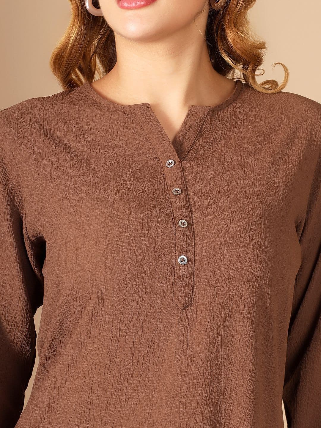 SZN V-Neck Kurti thumbnail 4