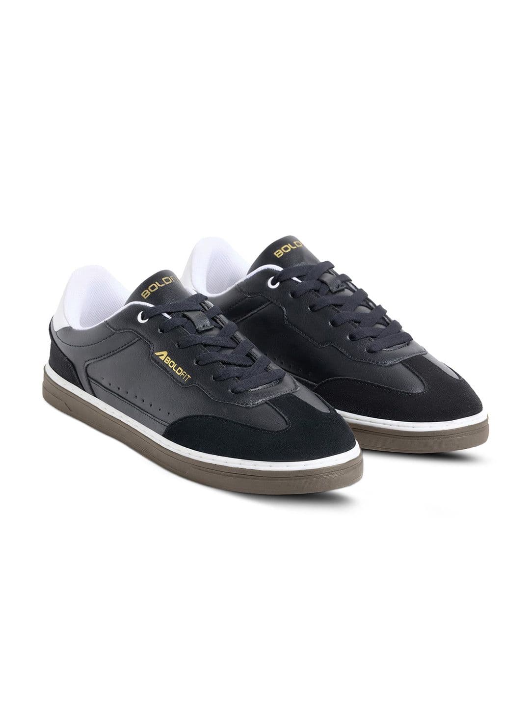 BOLDFIT Men Black Klunys Elite Sneakers Shoes thumbnail 6