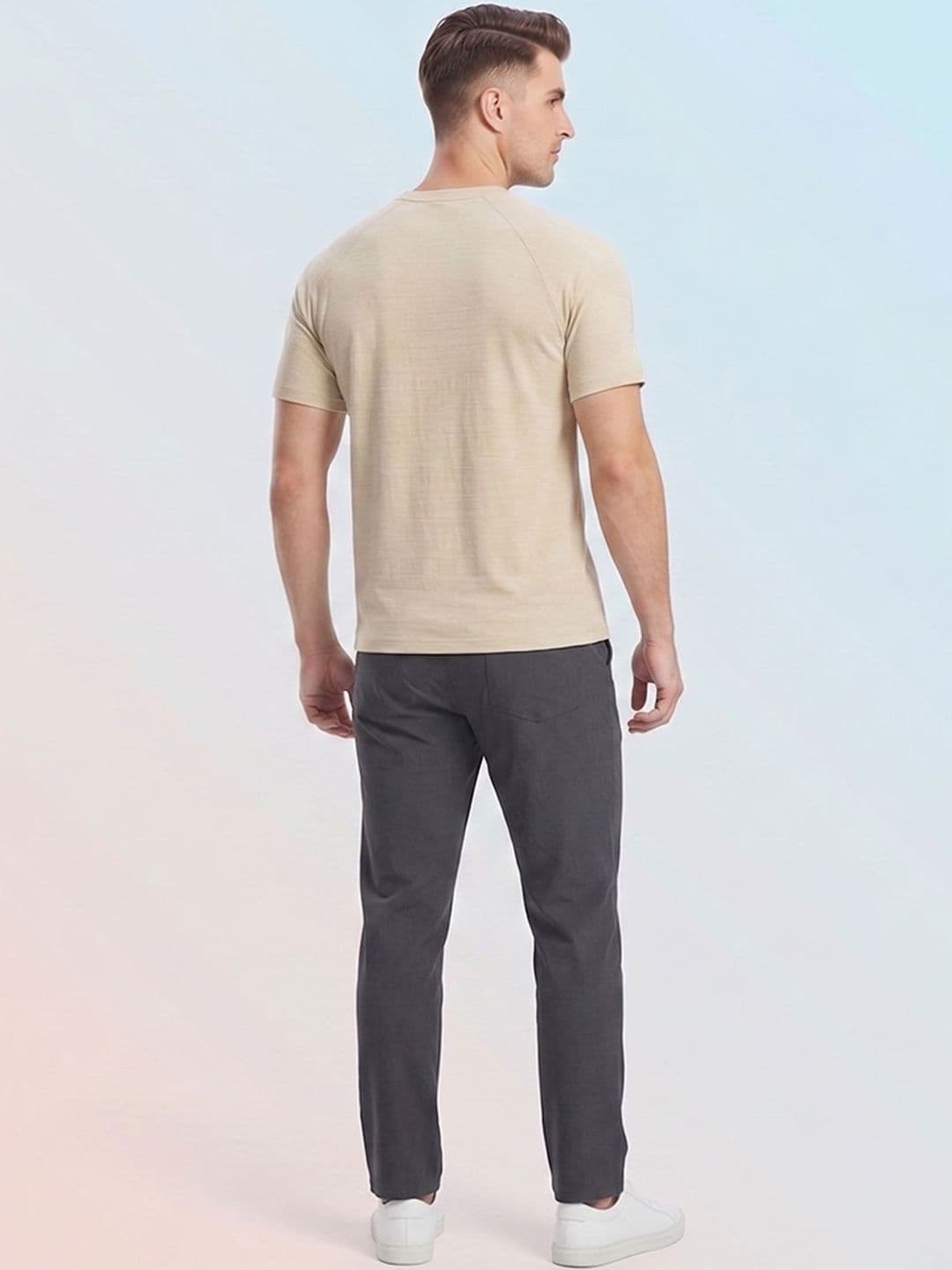 HRX by Hrithik Roshan Brand Logo Printed Round Neck T-shirt thumbnail 4