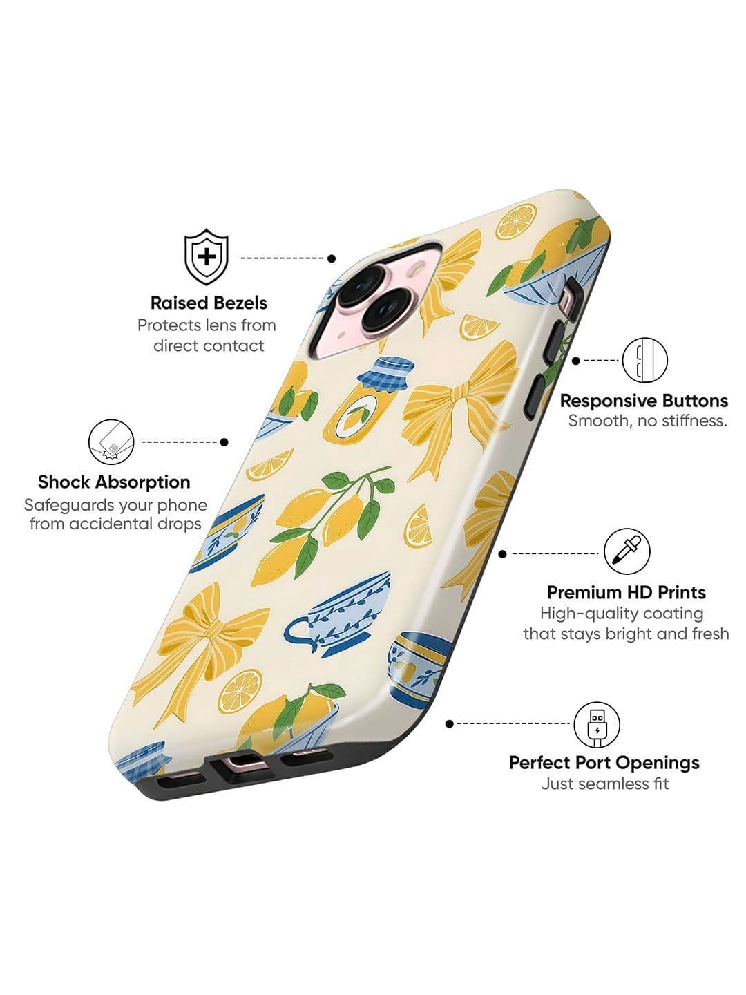 QRIOH Conversational Printed iPhone 13 Back Case Mobile Accessories thumbnail 5