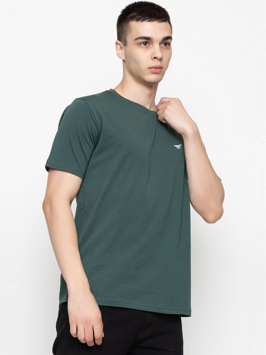 Oakmans Men Brand Logo Printed T-shirt thumbnail 3