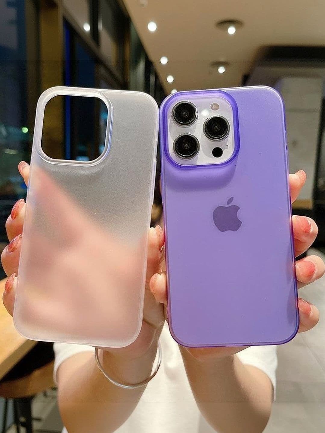 COVERLY Solid Printed iPhone 13 Pro Max Back Case Mobile Accessories thumbnail 2