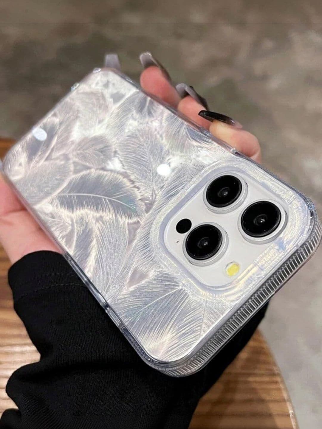 COVERLY Geometric Printed iPhone 13 Pro Back Case Mobile Accessories thumbnail 5
