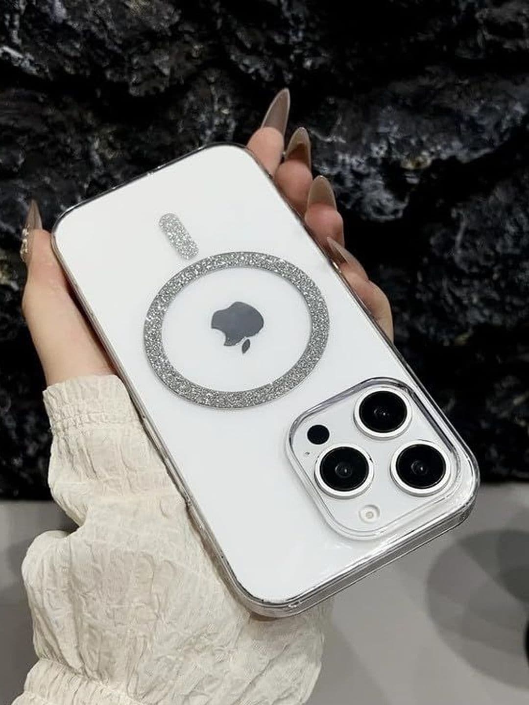 COVERLY Solid Printed iPhone 15 Pro Max Back Case Mobile Accessories thumbnail 3