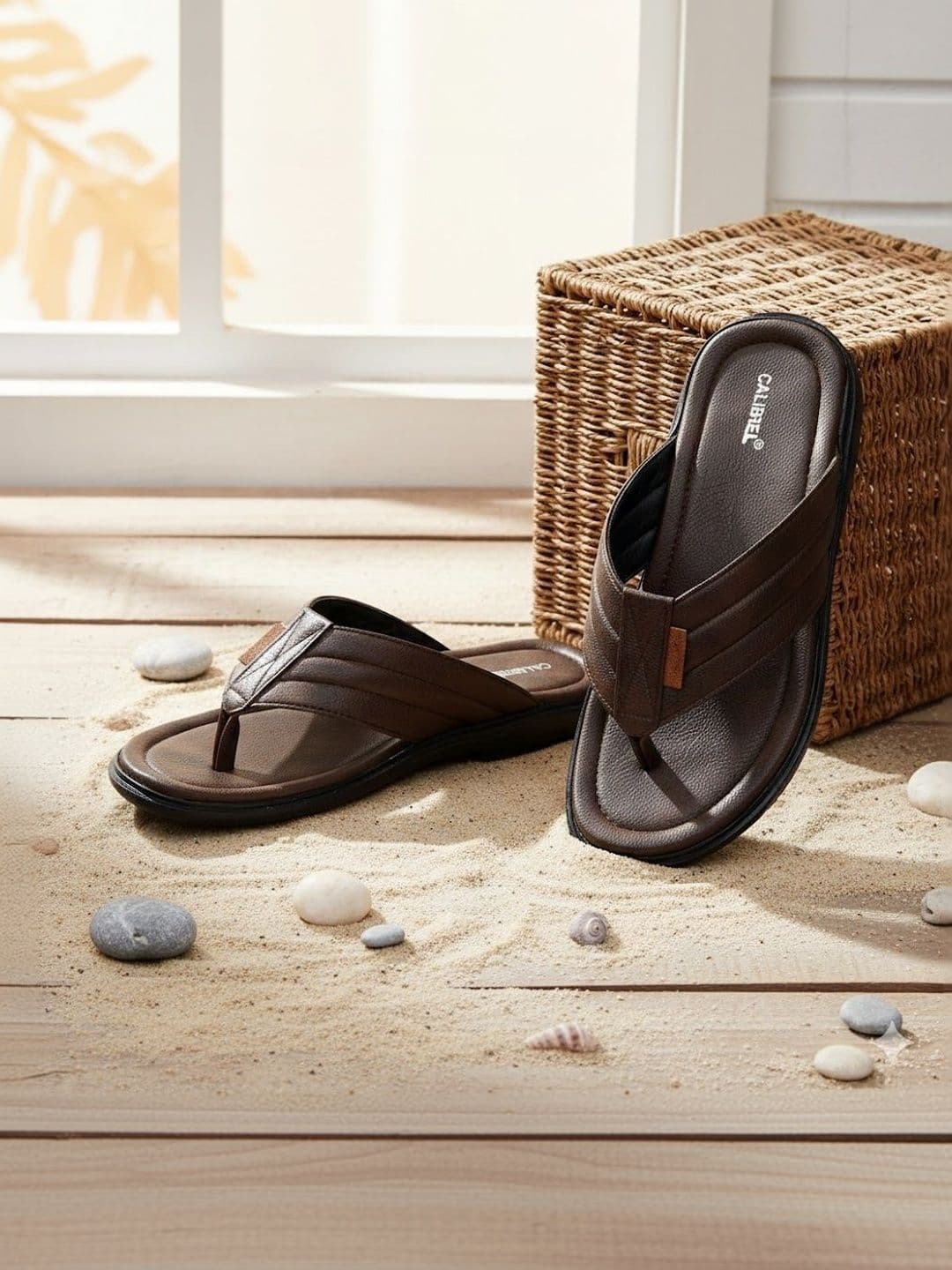 CALIBREL Men Thong Flip-Flops thumbnail 4