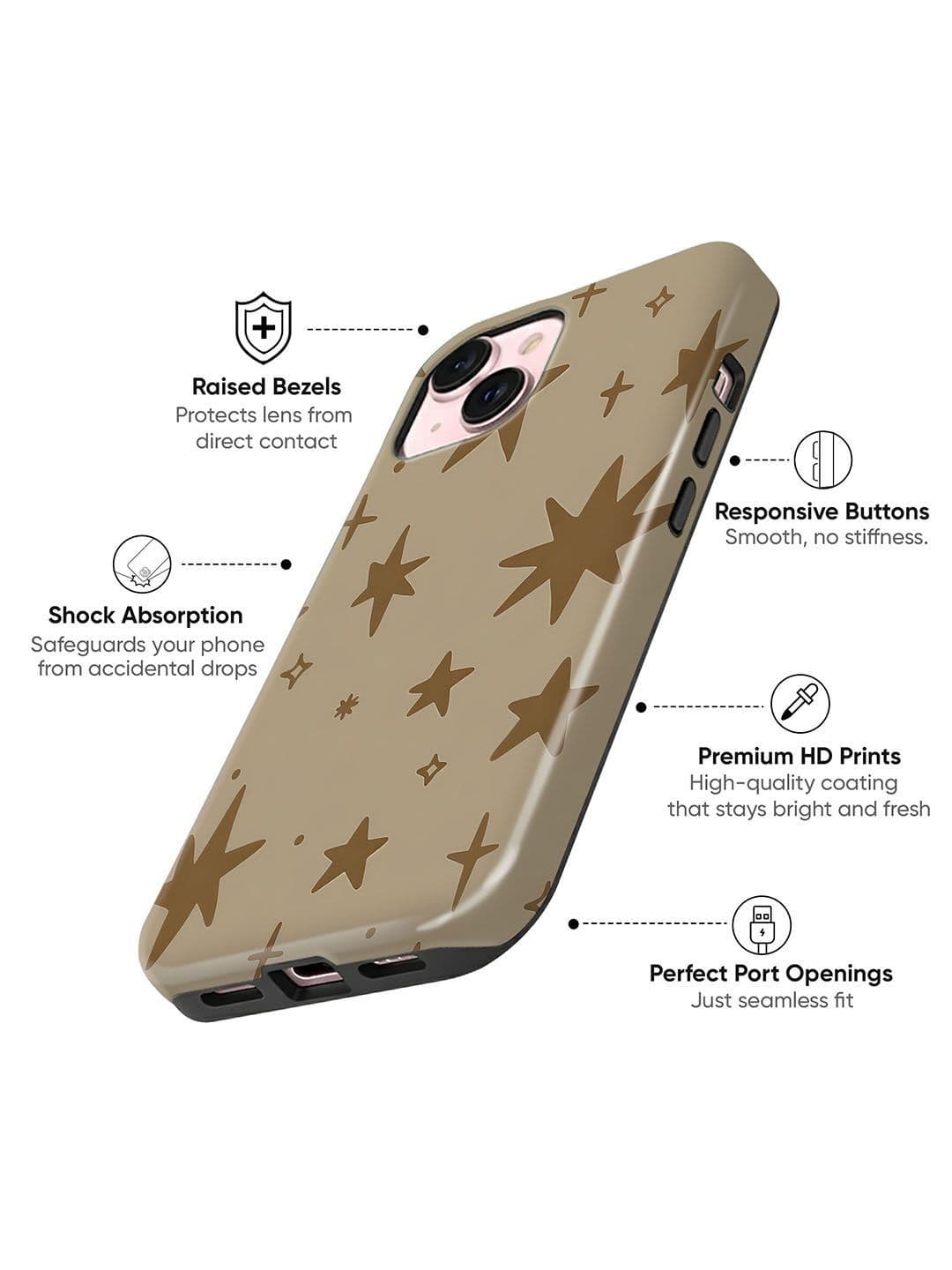 QRIOH Geometric Printed iPhone 15 Plus Back Case Mobile Accessories thumbnail 6