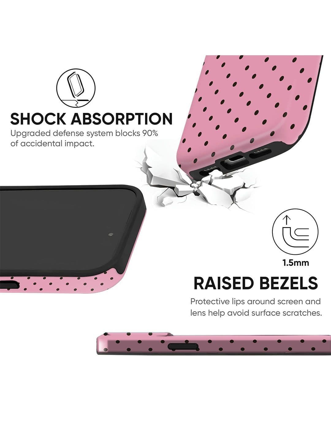 QRIOH Geometric Printed iPhone 14 Back Case Mobile Accessories thumbnail 5
