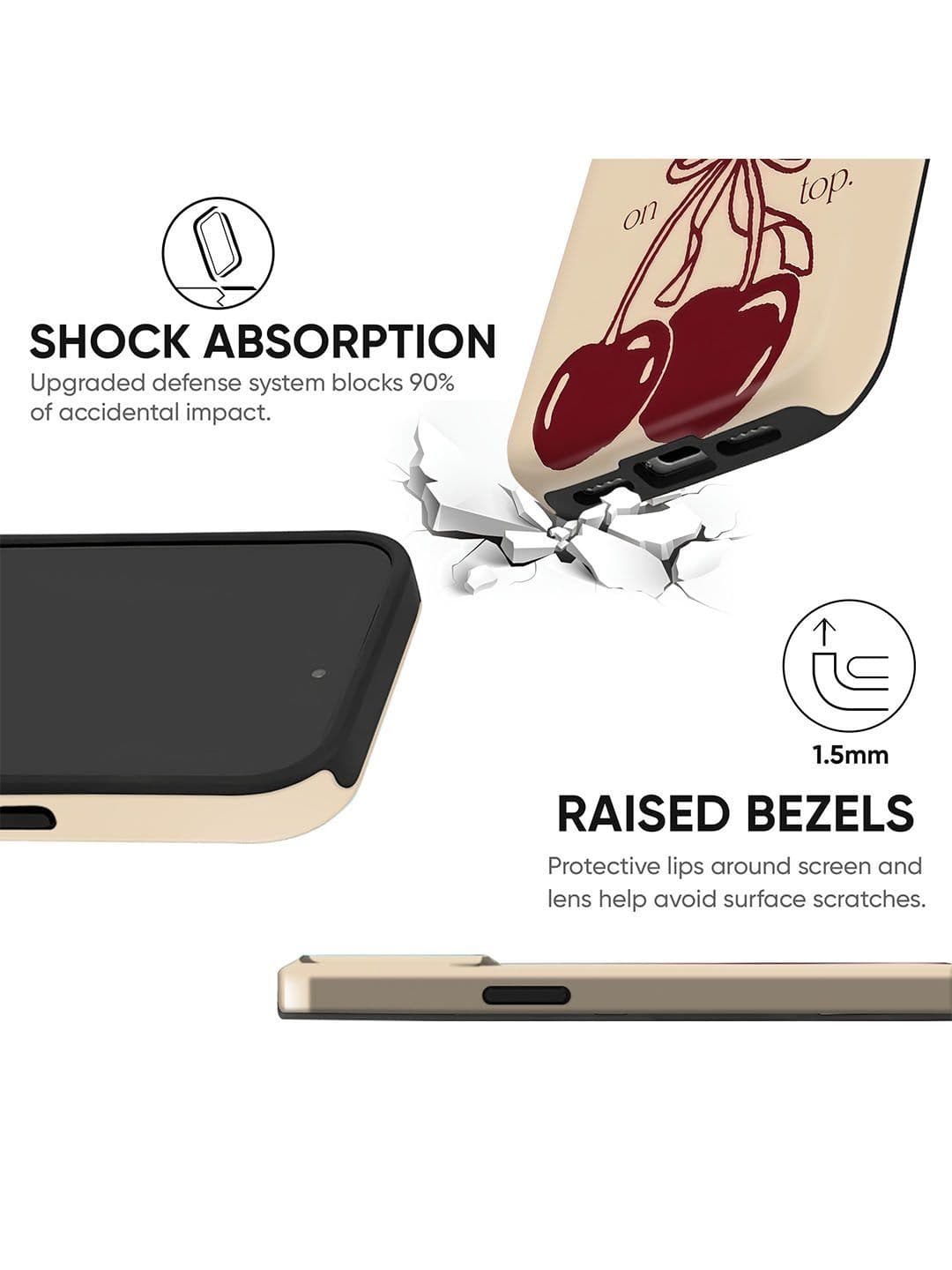 QRIOH Conversational Printed iPhone 14 Back Case Mobile Accessories thumbnail 3