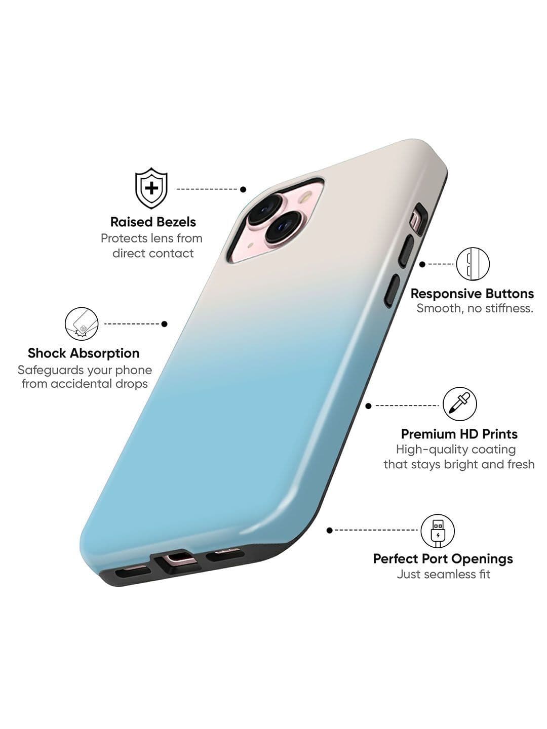 QRIOH Solid Printed iPhone 14 Back Case Mobile Accessories thumbnail 4