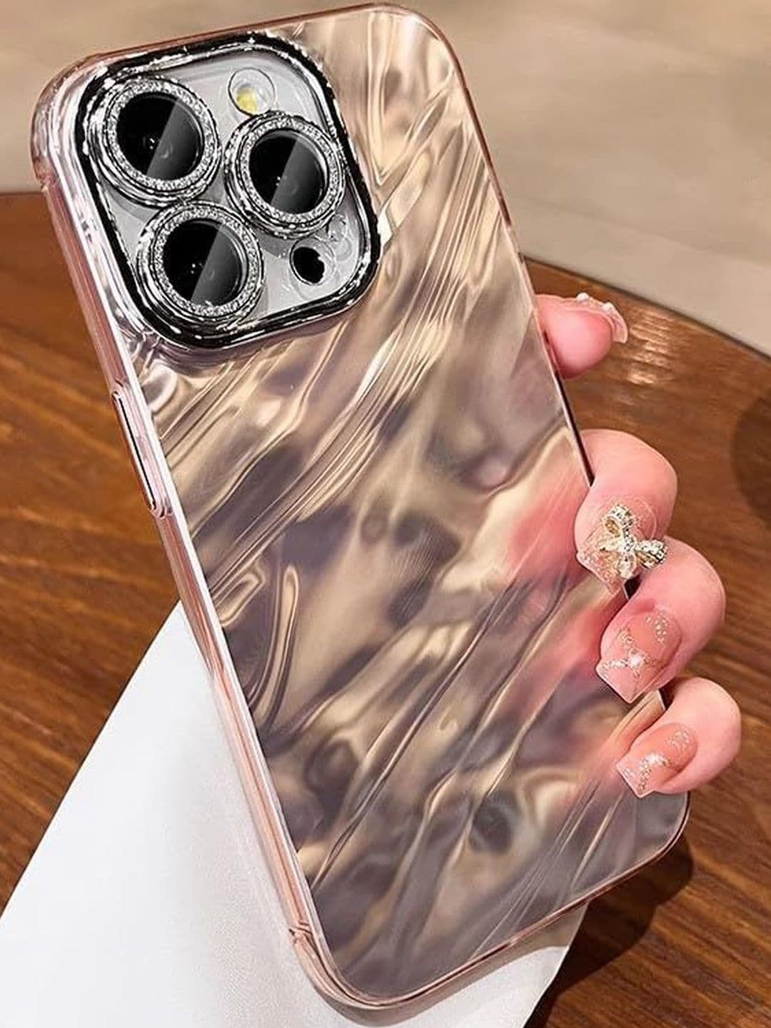 COVERLY Solid Printed iPhone 13 Pro Max Back Case Mobile Accessories thumbnail 3