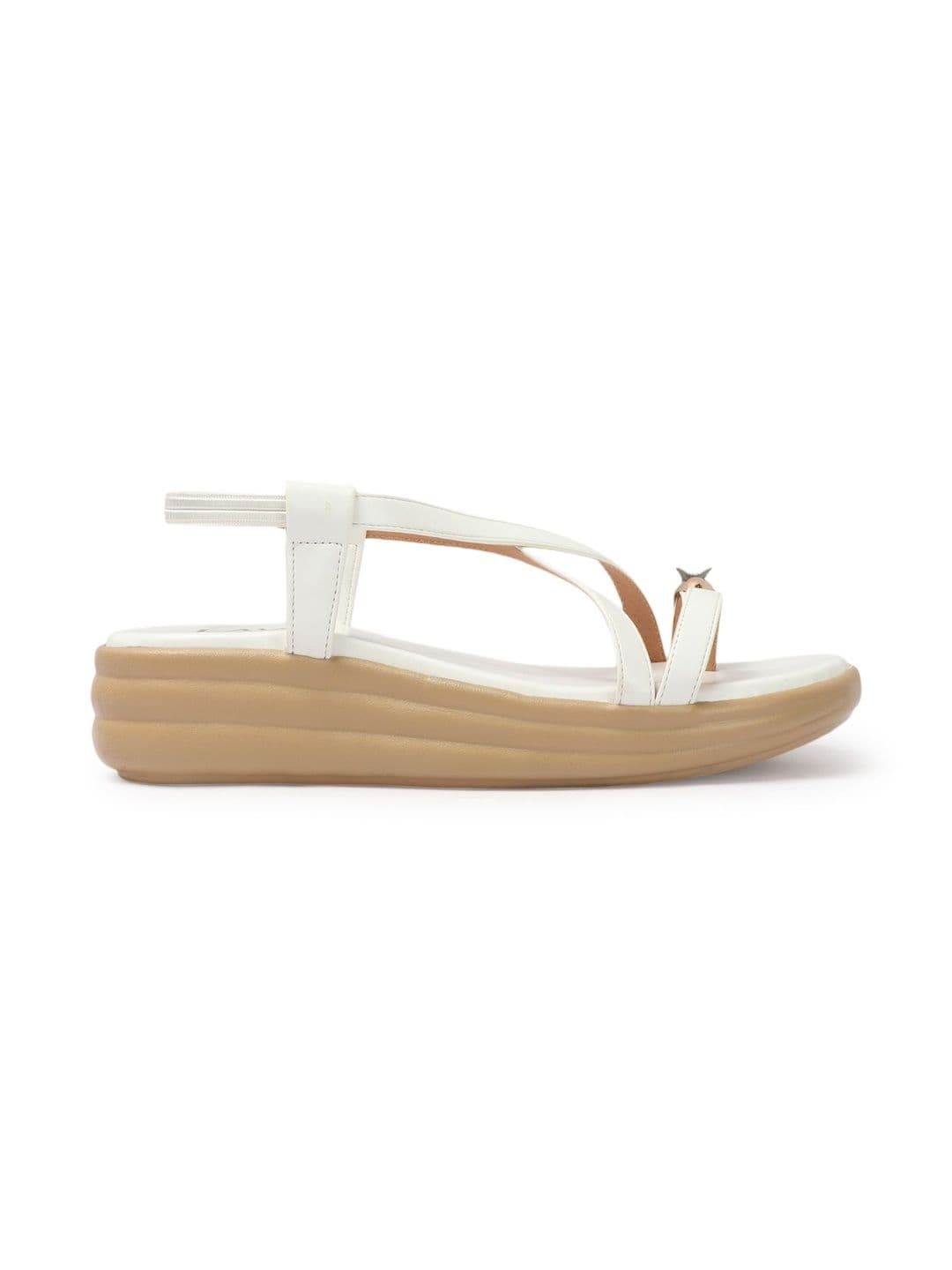 SELFIEE Wedge Sandals with Buckles thumbnail 3
