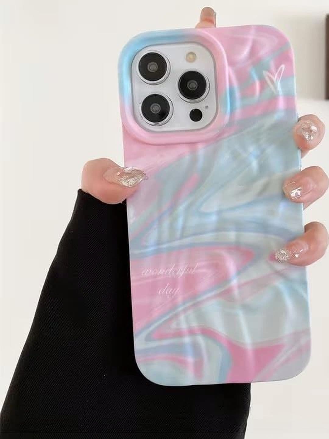 COVERLY Abstract Printed iPhone 15 Pro Back Case Mobile Accessories thumbnail 7