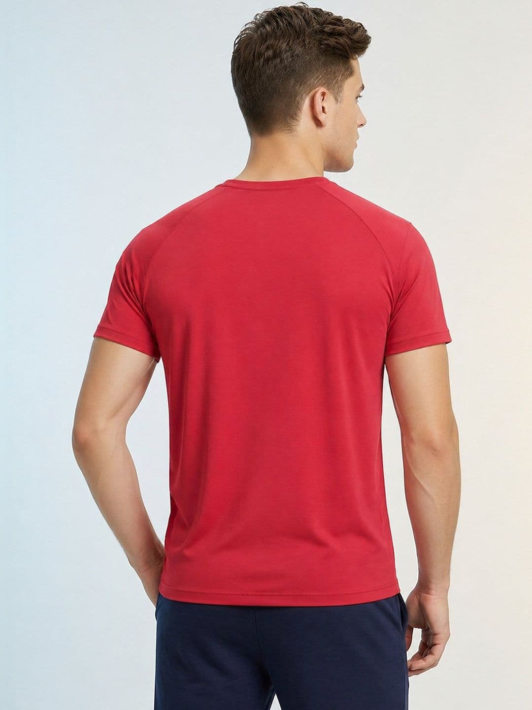 HRX by Hrithik Roshan Brand Logo Printed Round Neck T-shirt thumbnail 6