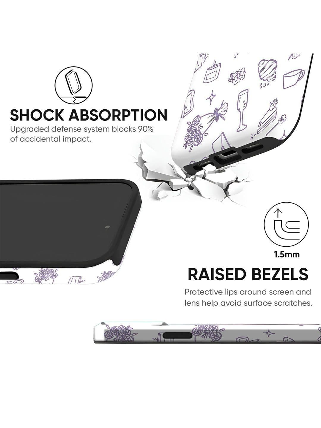 QRIOH Conversational Printed iPhone 14 Back Case Mobile Accessories thumbnail 6