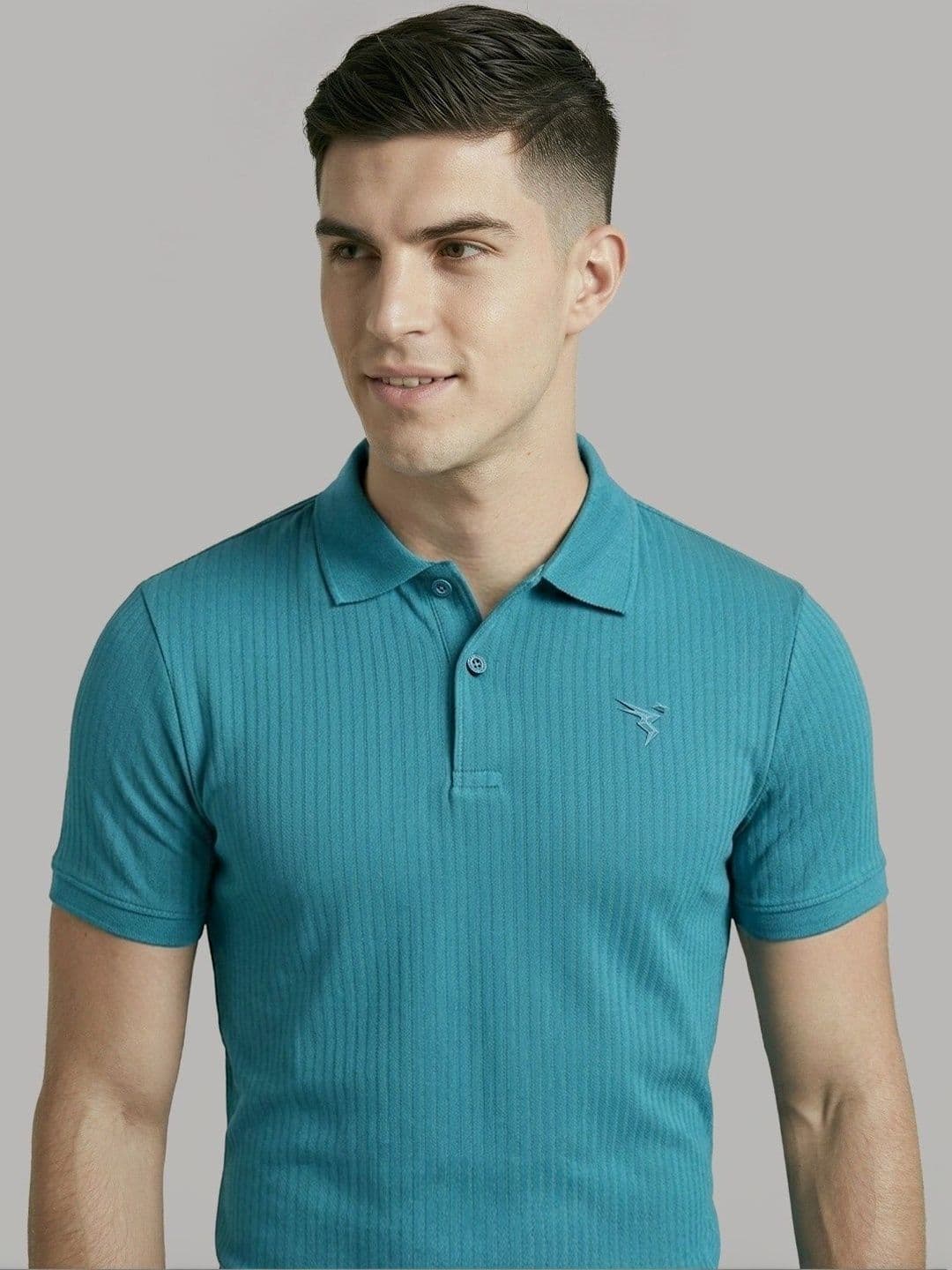 Technosport Men Polo Collar Pockets Slim Fit T-shirt - view 1