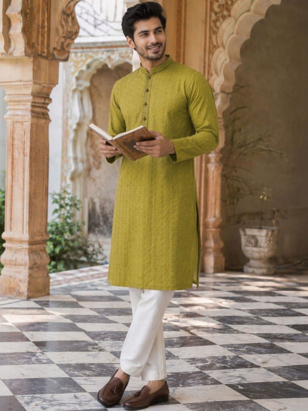 HERE&NOW Men Kurta thumbnail 6