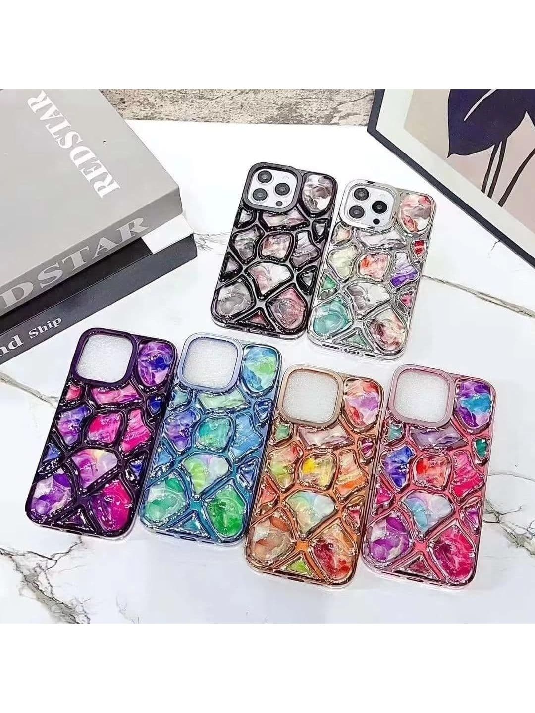 COVERLY Abstract Printed iPhone 15 Pro Max Back Case Mobile Accessories thumbnail 4