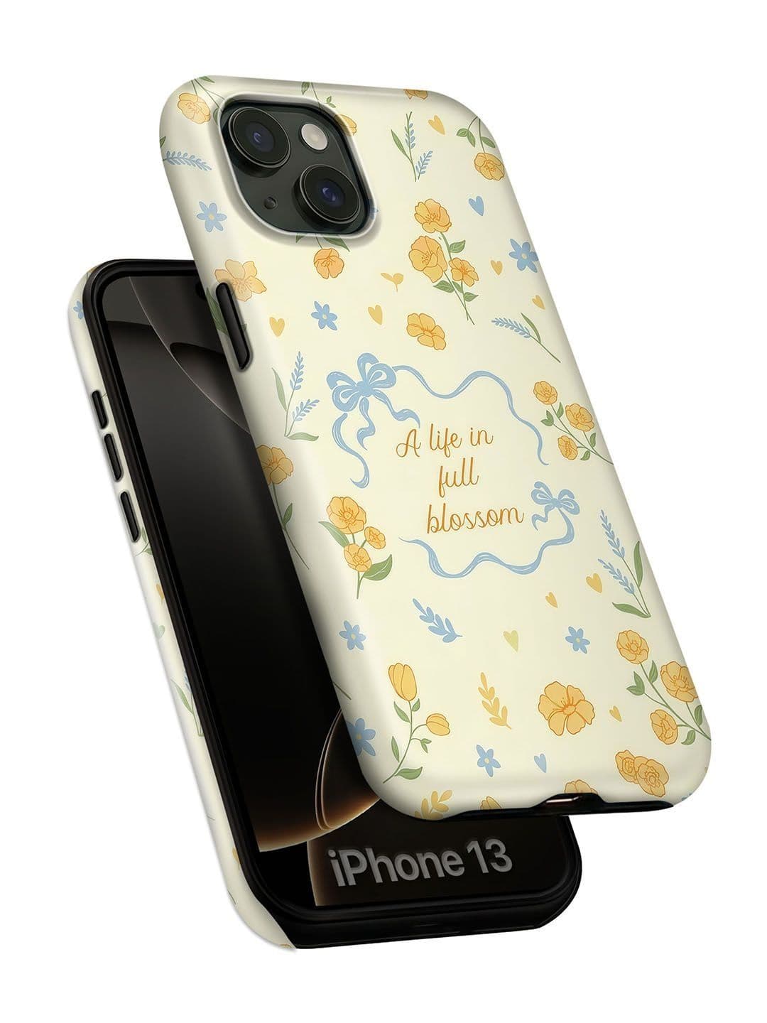 QRIOH Floral Printed iPhone 13 Back Case Mobile Accessories - view 1