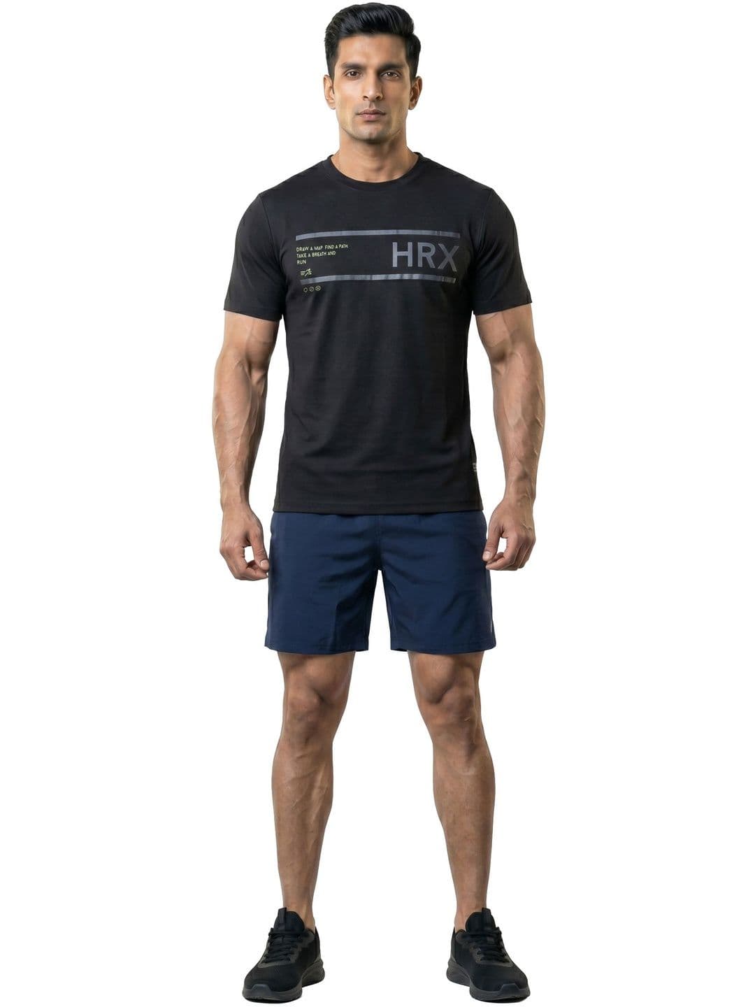 HRX by Hrithik Roshan Typography Printed Round Neck T-shirt thumbnail 7
