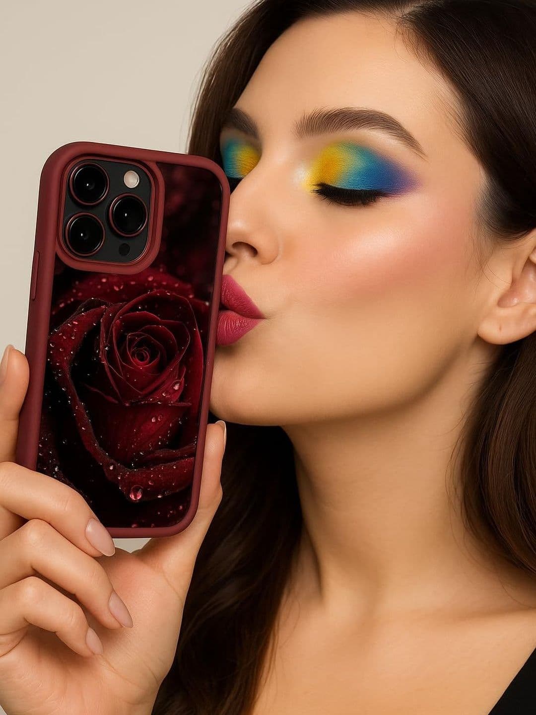 COVERLY Floral Printed iPhone 12 Mini Back Case Mobile Accessories thumbnail 6