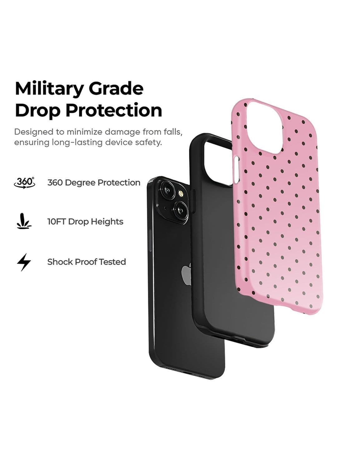 QRIOH Geometric Printed iPhone 14 Back Case Mobile Accessories thumbnail 4