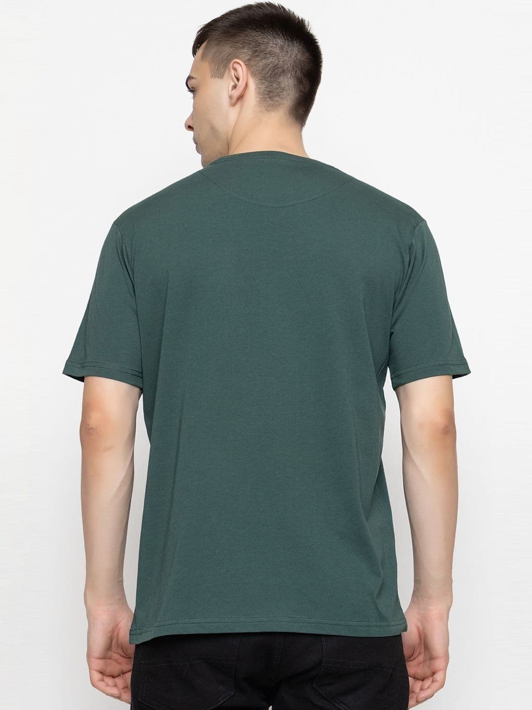 Oakmans Men Brand Logo Printed T-shirt thumbnail 4