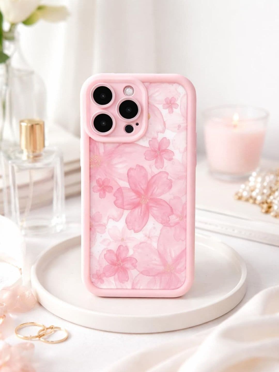 COVERLY Floral Printed iPhone 17 Pro Back Case Mobile Accessories thumbnail 4