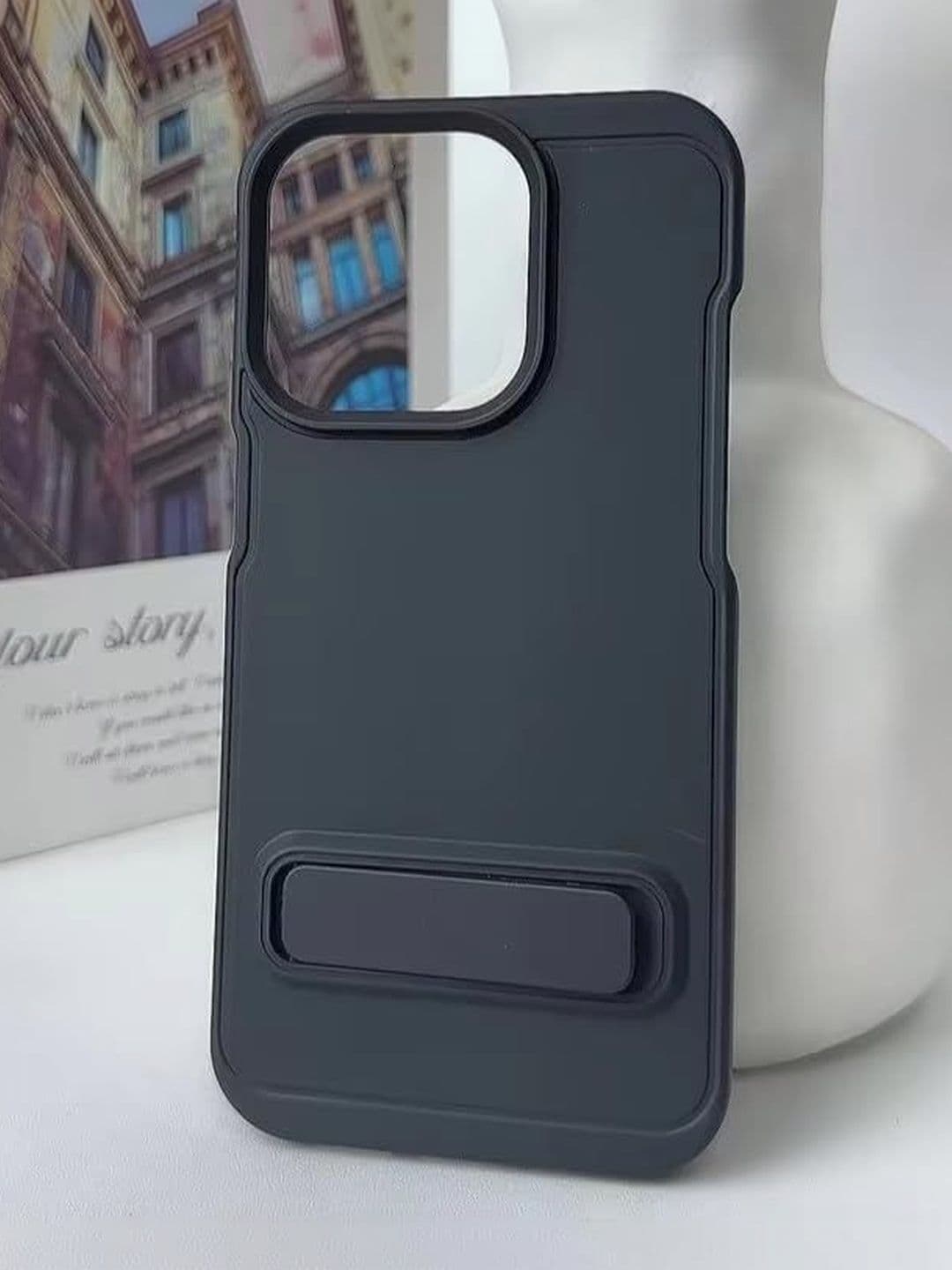 COVERLY Solid Printed iPhone 15 Pro Max Back Case Mobile Accessories thumbnail 2