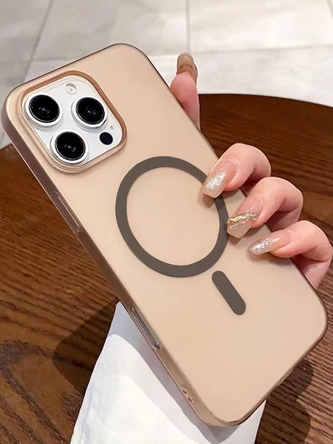 COVERLY Solid Printed iPhone 15 Pro Max Back Case Mobile Accessories thumbnail 5