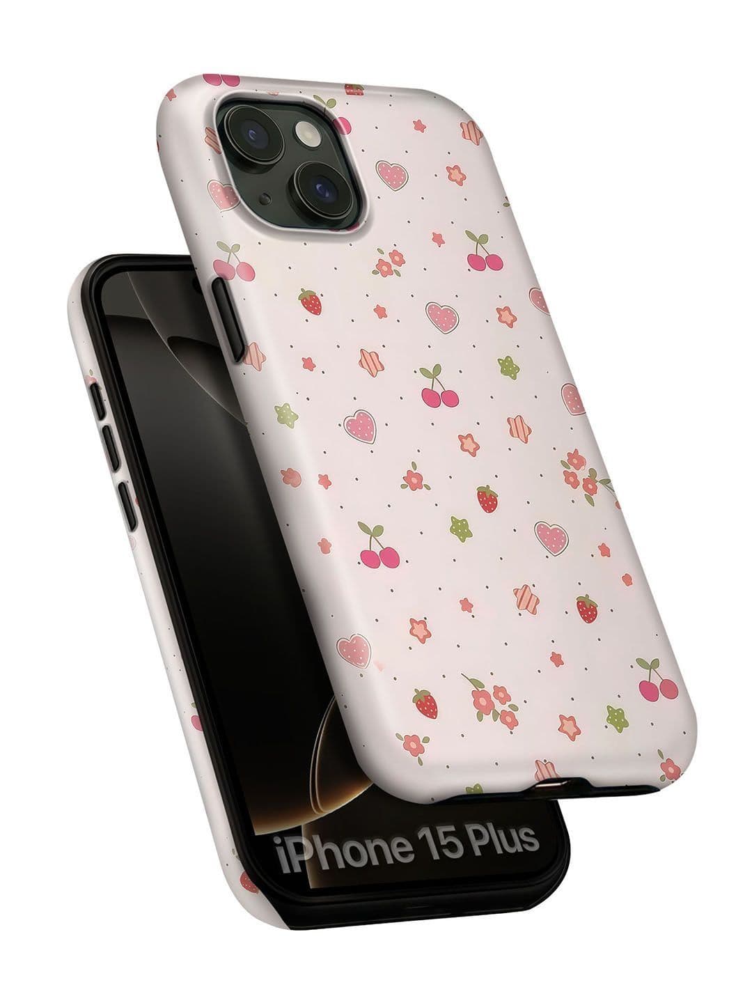QRIOH Conversational Printed iPhone 15 Plus Back Case Mobile Accessories thumbnail 2