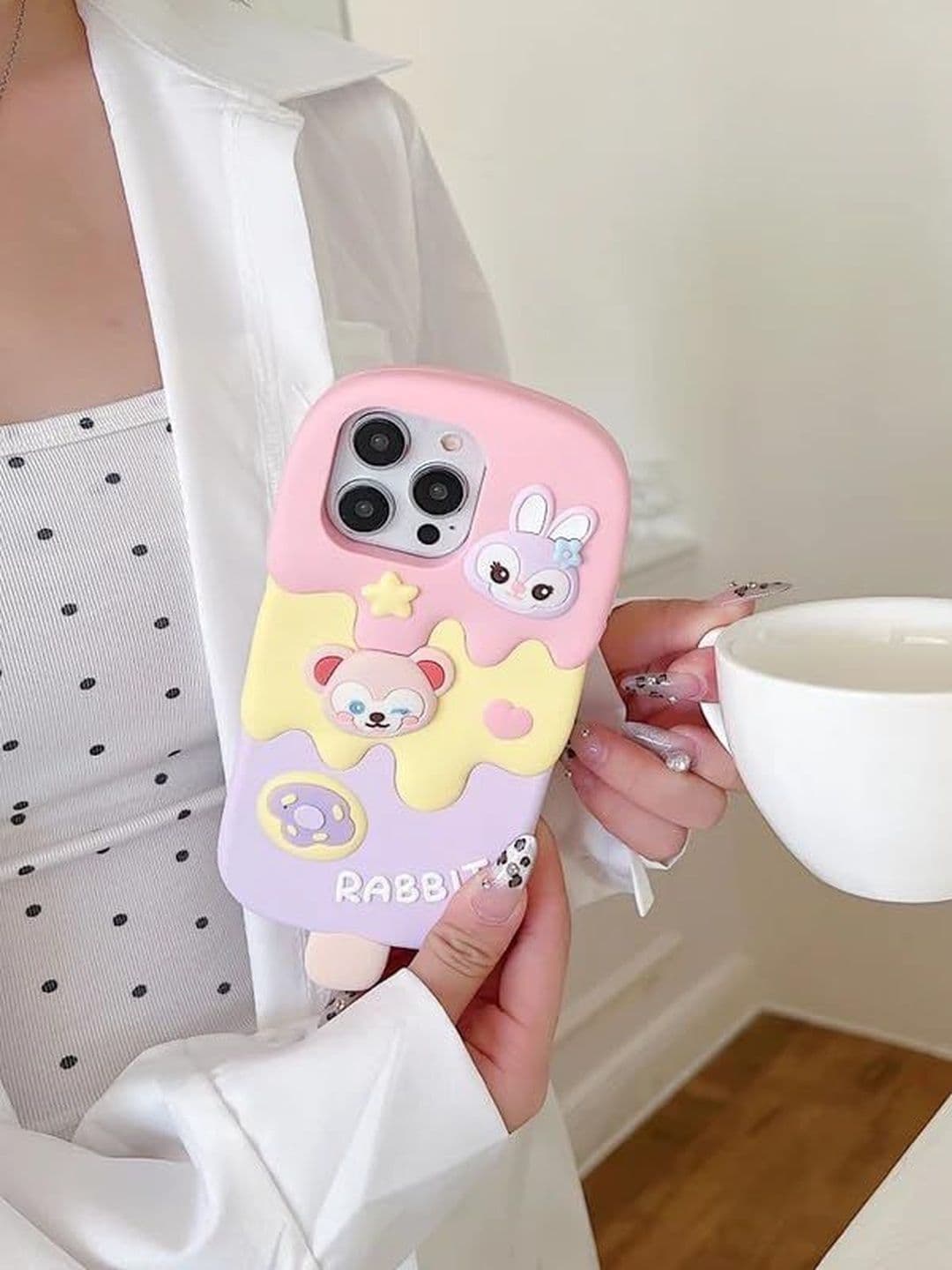 COVERLY Cartoon Characters Printed iPhone 13 Pro Max Back Case Mobile Accessories thumbnail 6