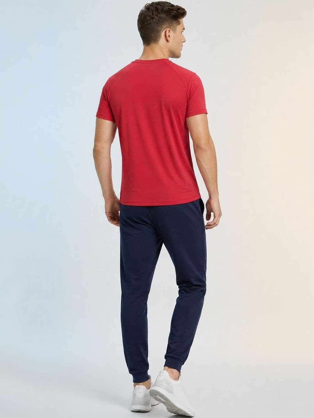 HRX by Hrithik Roshan Brand Logo Printed Round Neck T-shirt thumbnail 3
