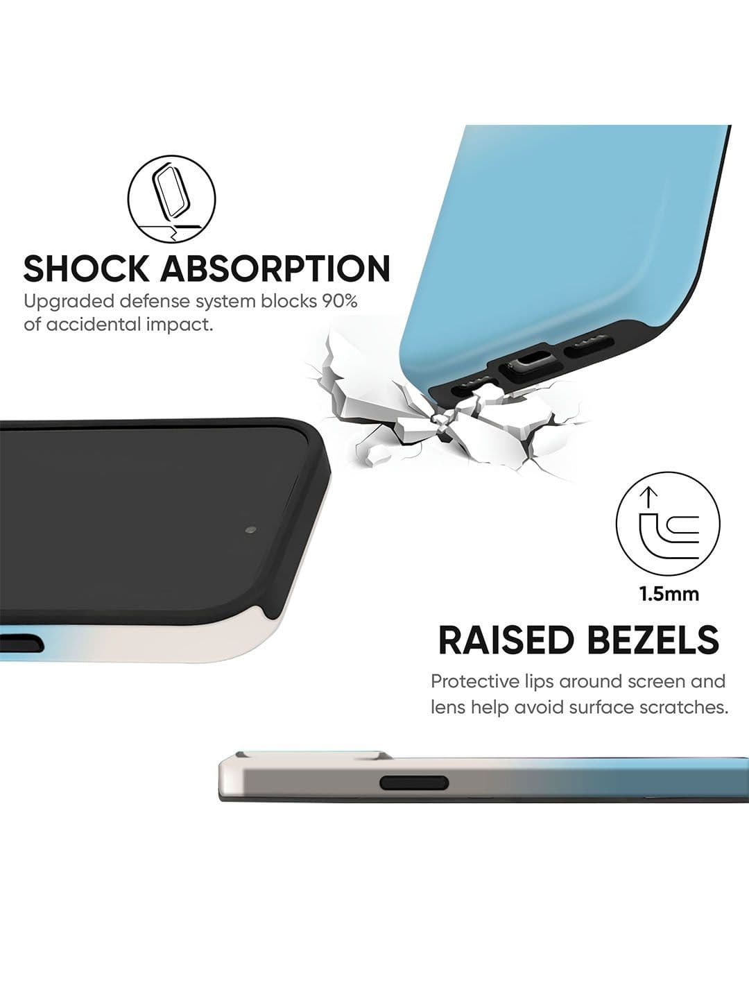 QRIOH Solid Printed iPhone 14 Back Case Mobile Accessories thumbnail 3