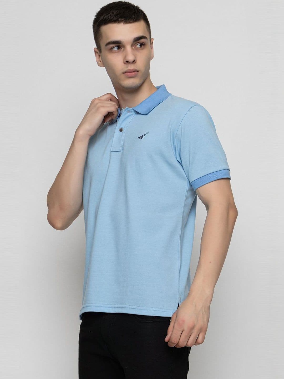 Oakmans Men Brand Logo Polo Collar Pockets T-shirt thumbnail 6