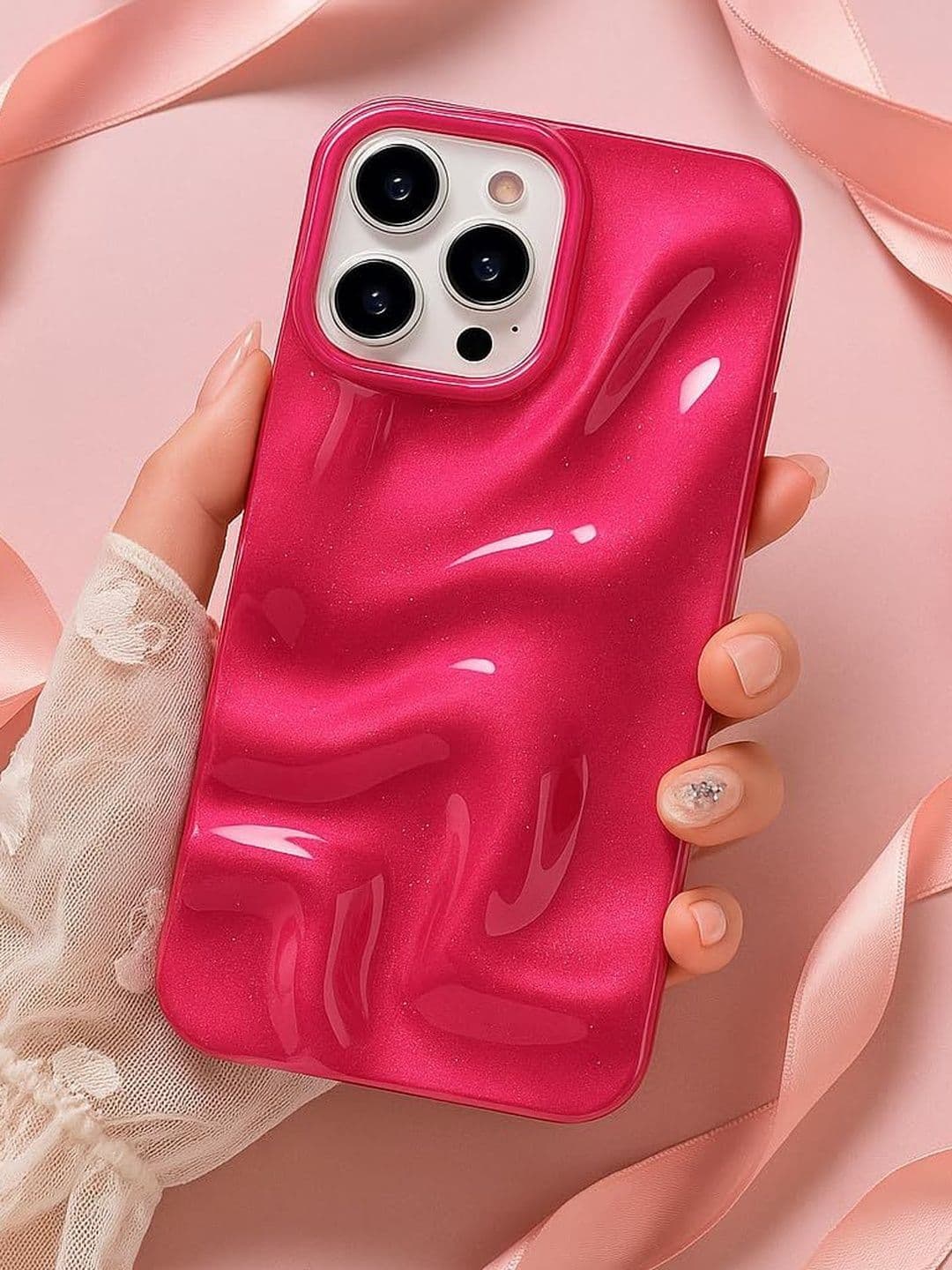 COVERLY Solid Printed iPhone 15 Pro Max Back Case Mobile Accessories thumbnail 5