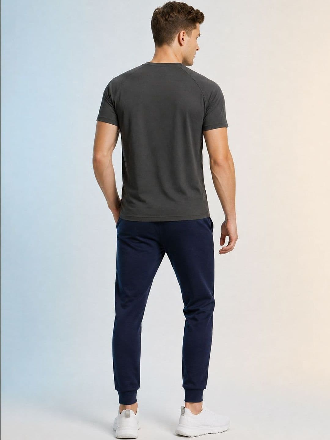HRX by Hrithik Roshan Brand Logo Printed Round Neck T-shirt thumbnail 6