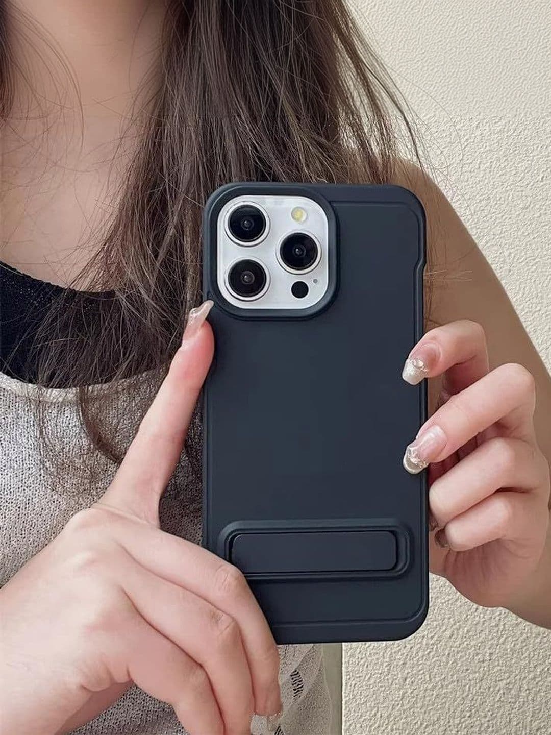 COVERLY Solid Printed iPhone 15 Pro Max Back Case Mobile Accessories thumbnail 5