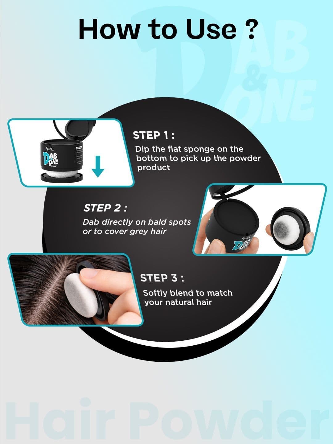 GLAM21 Dab & Done Hair Powder-5g thumbnail 3