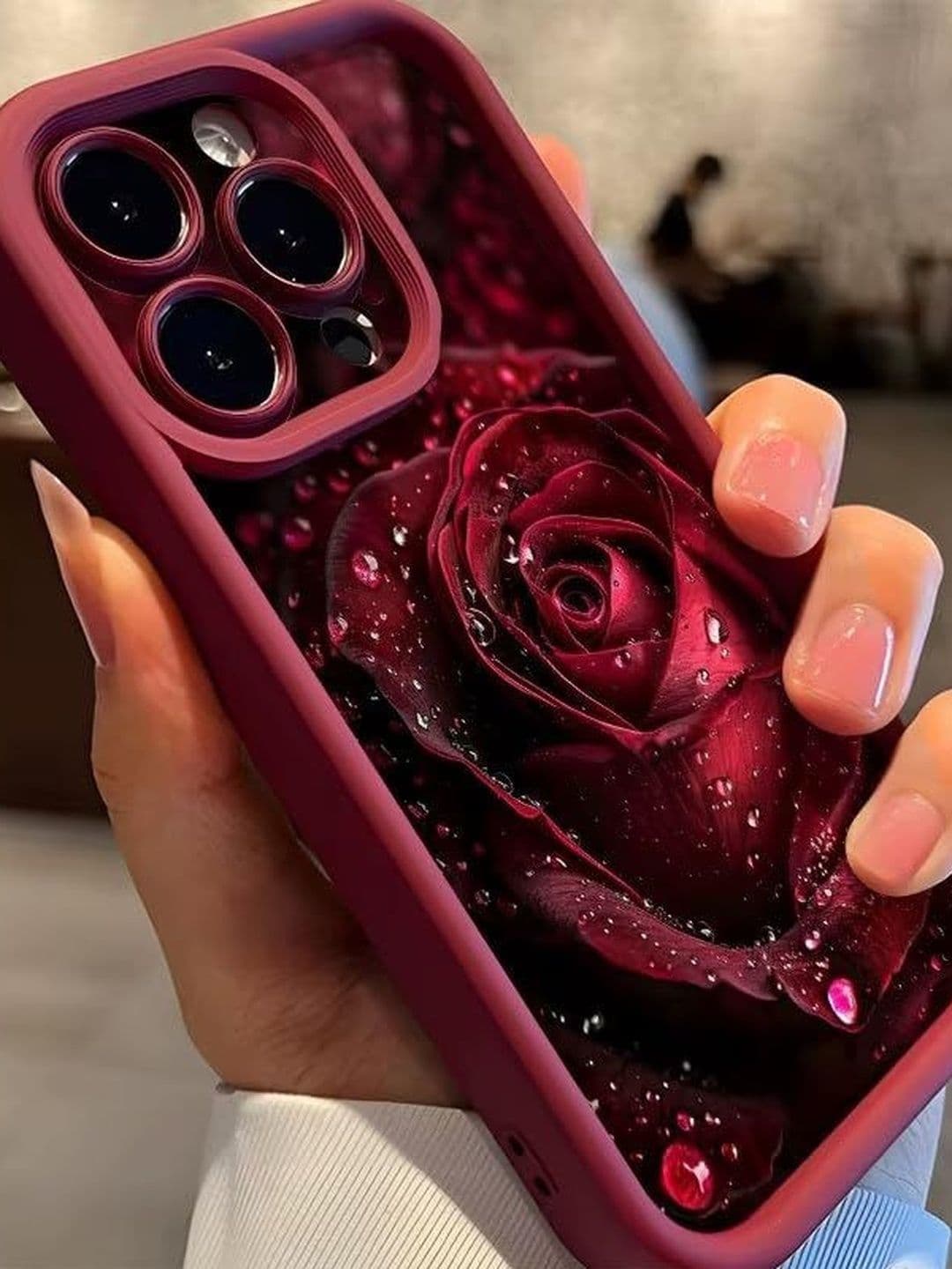 COVERLY Floral Printed iPhone 12 Mini Back Case Mobile Accessories thumbnail 4