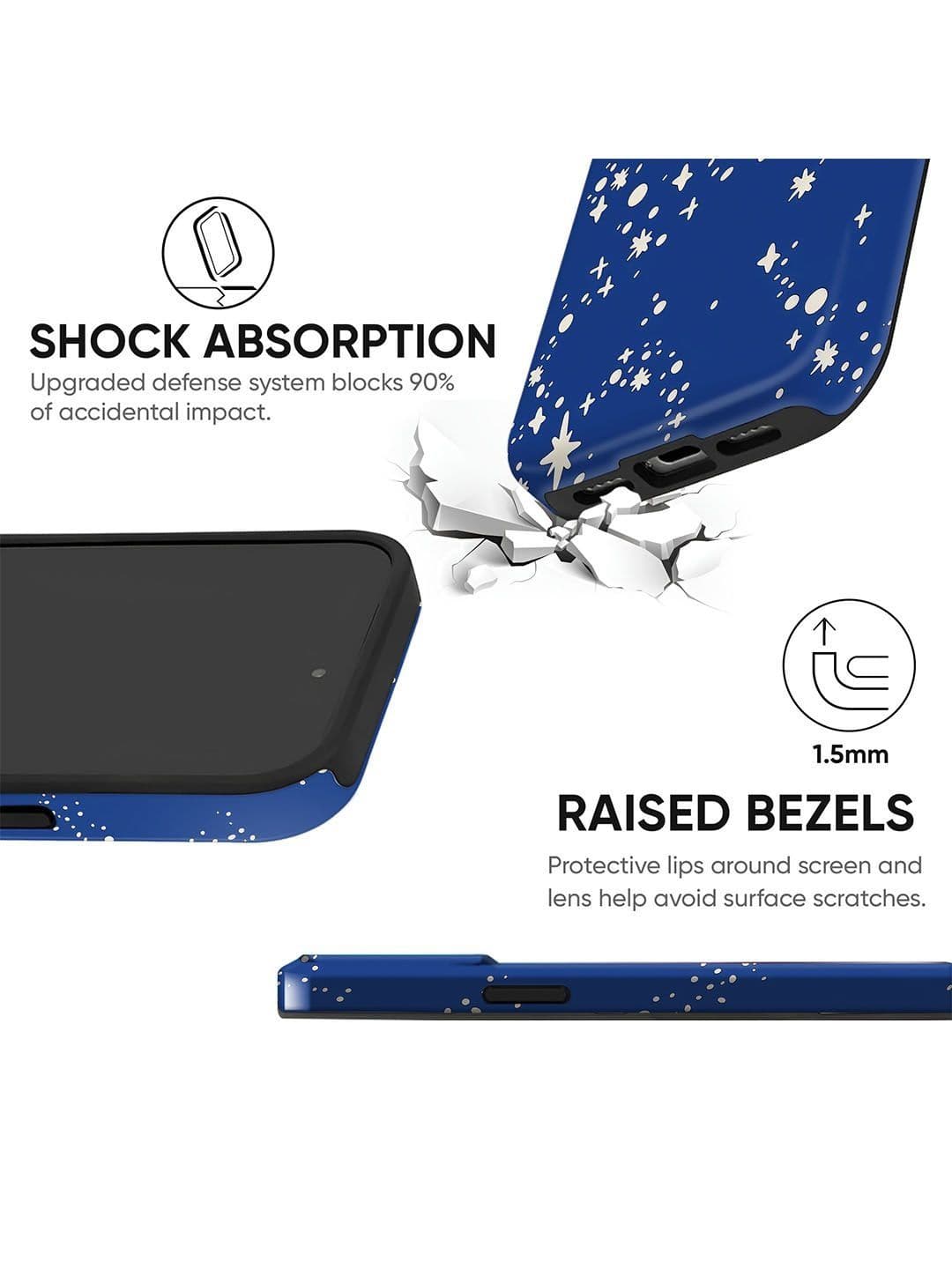 QRIOH Geometric Printed iPhone 15 Plus Back Case Mobile Accessories thumbnail 4