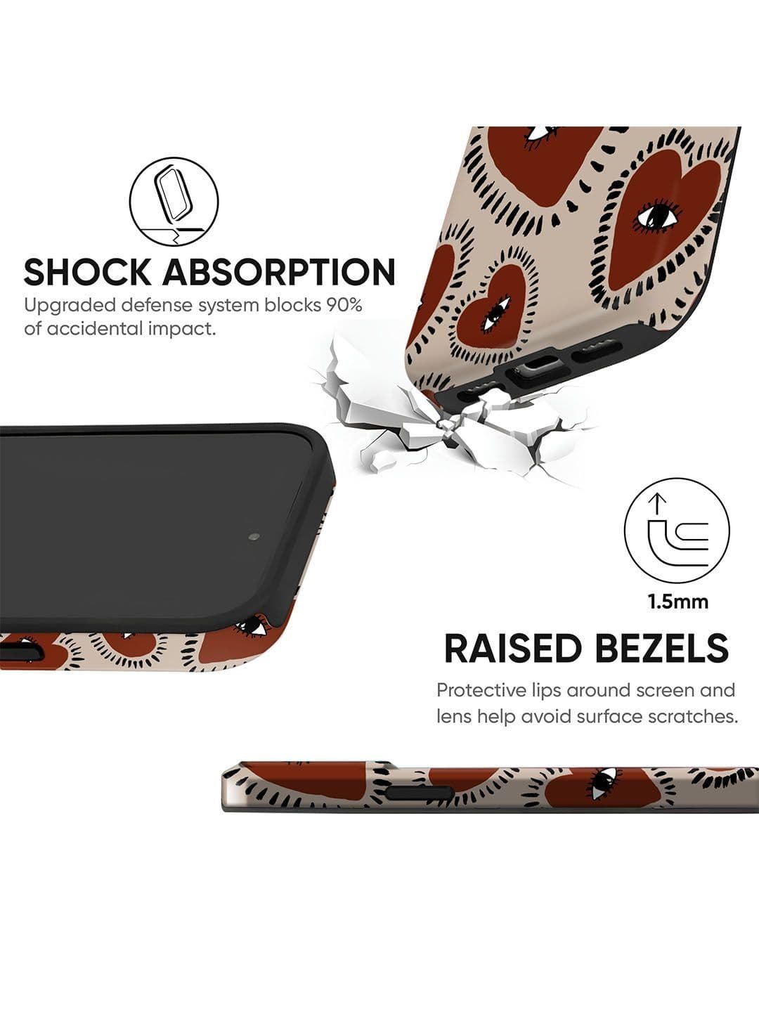 QRIOH Conversational Printed iPhone 15 Pro Back Case Mobile Accessories thumbnail 3