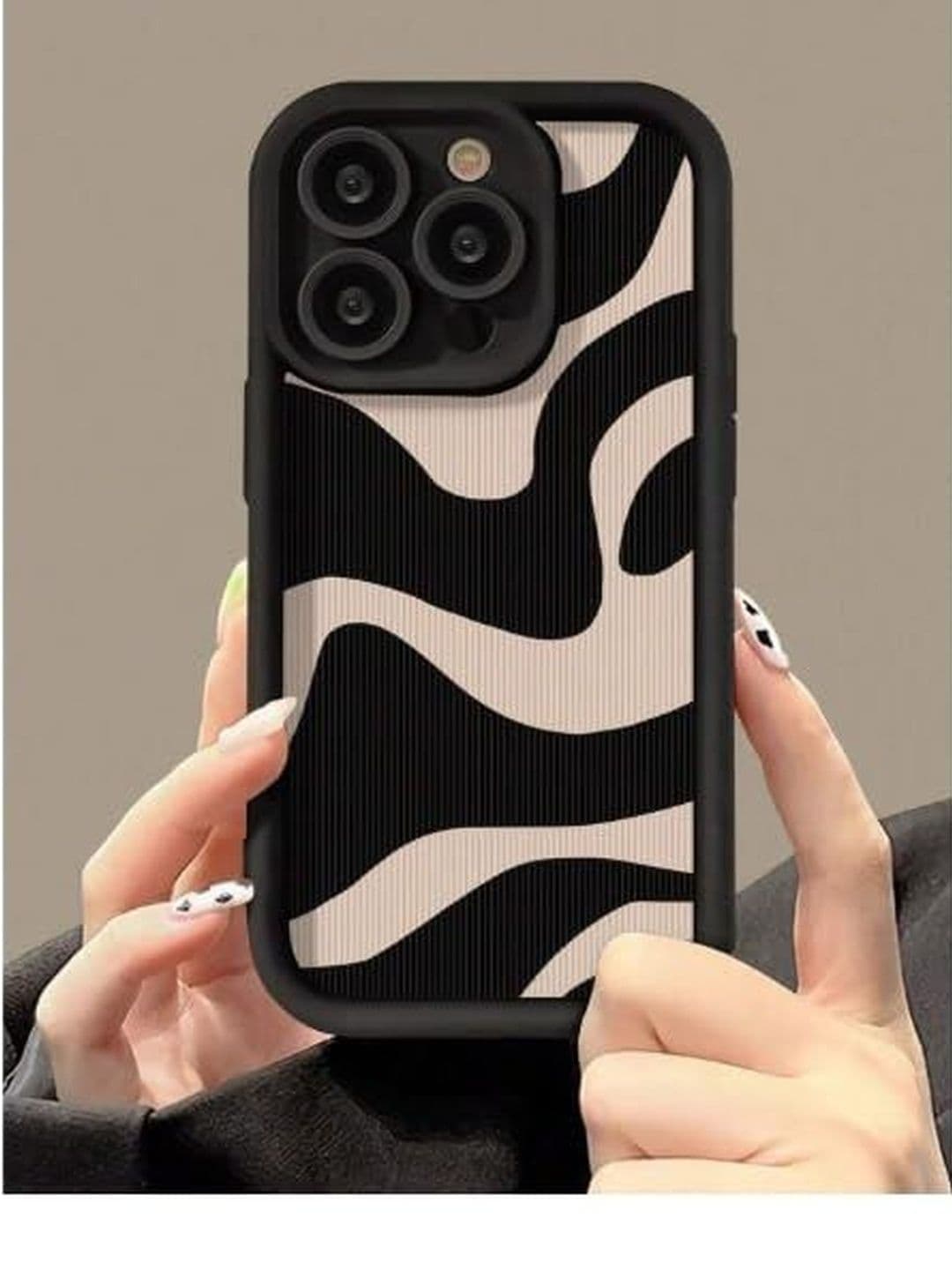 COVERLY Abstract Printed iPhone 14 Pro Back Case Mobile Accessories thumbnail 2