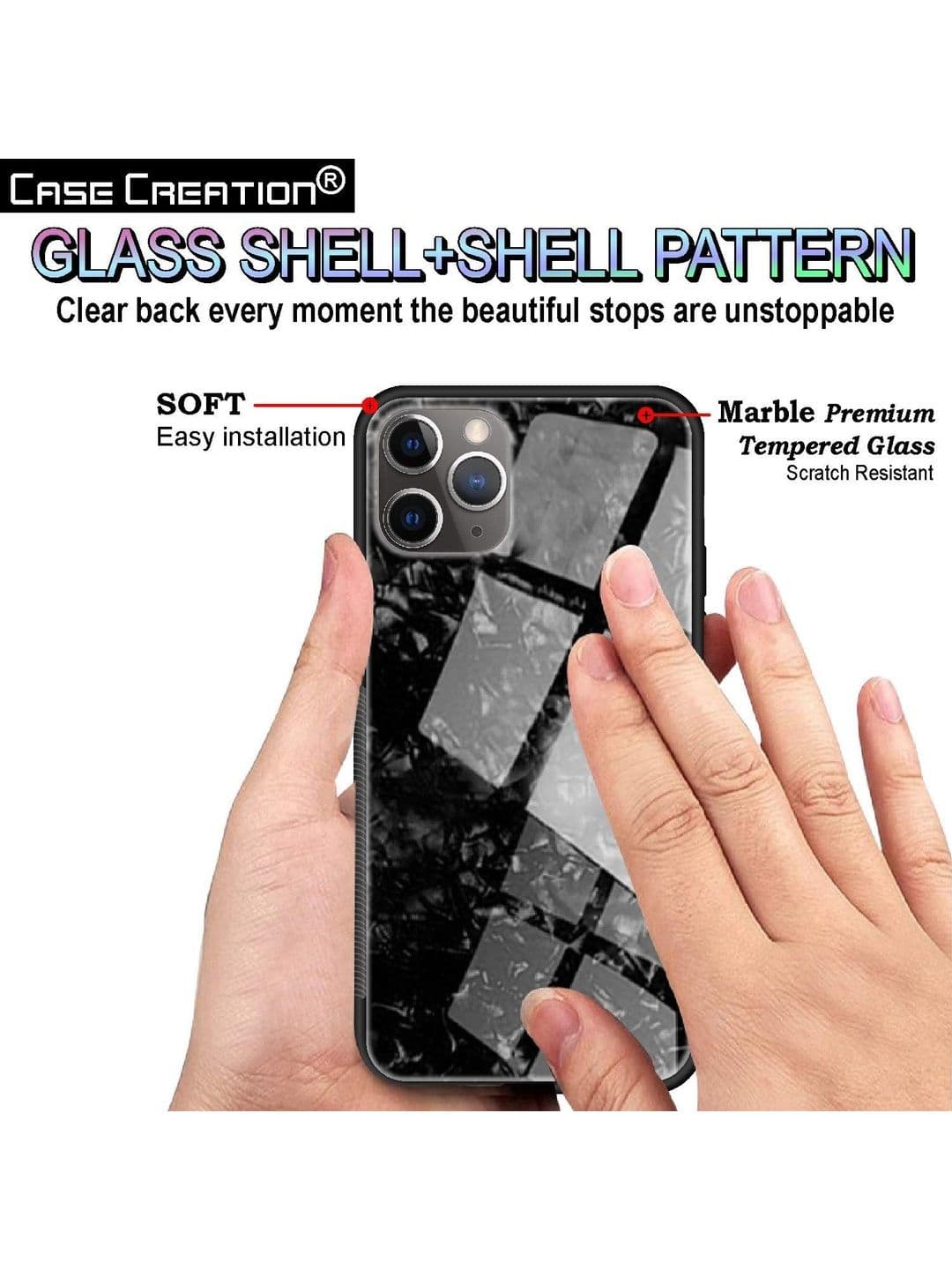 COVERLY Abstract Printed iPhone 11 Pro Back Case Mobile Accessories thumbnail 4