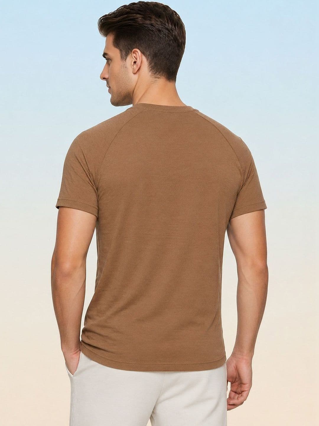 HRX by Hrithik Roshan Brand Logo Printed Round Neck T-shirt thumbnail 3