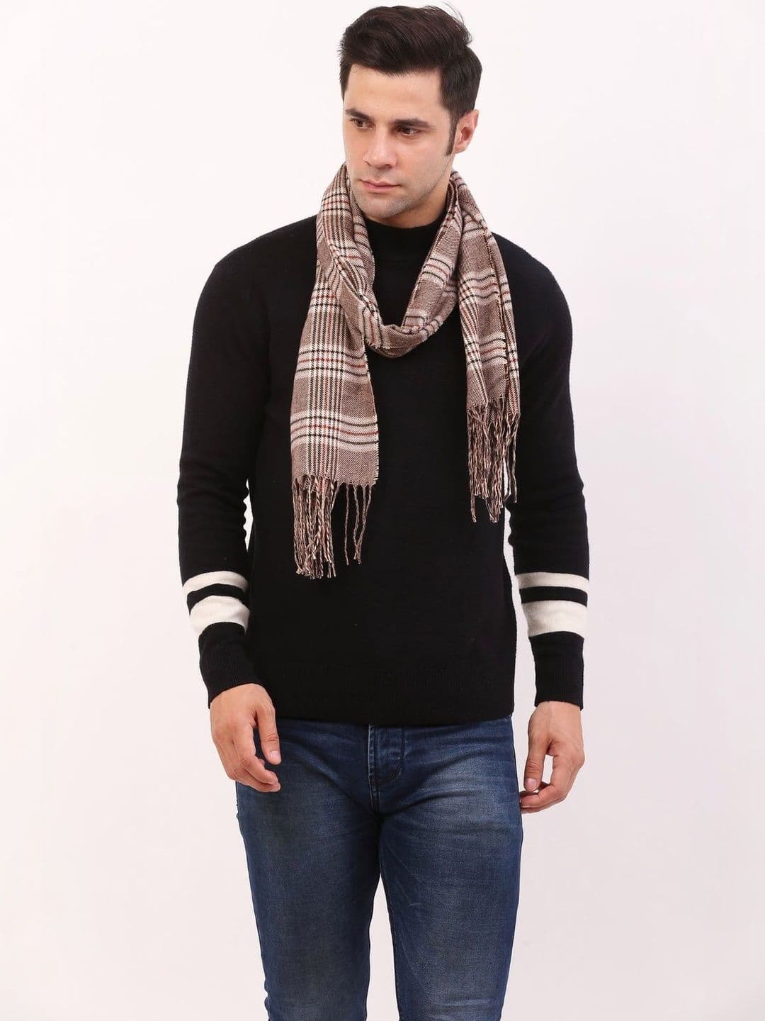 Cazzano Men Checked Scarf thumbnail 2