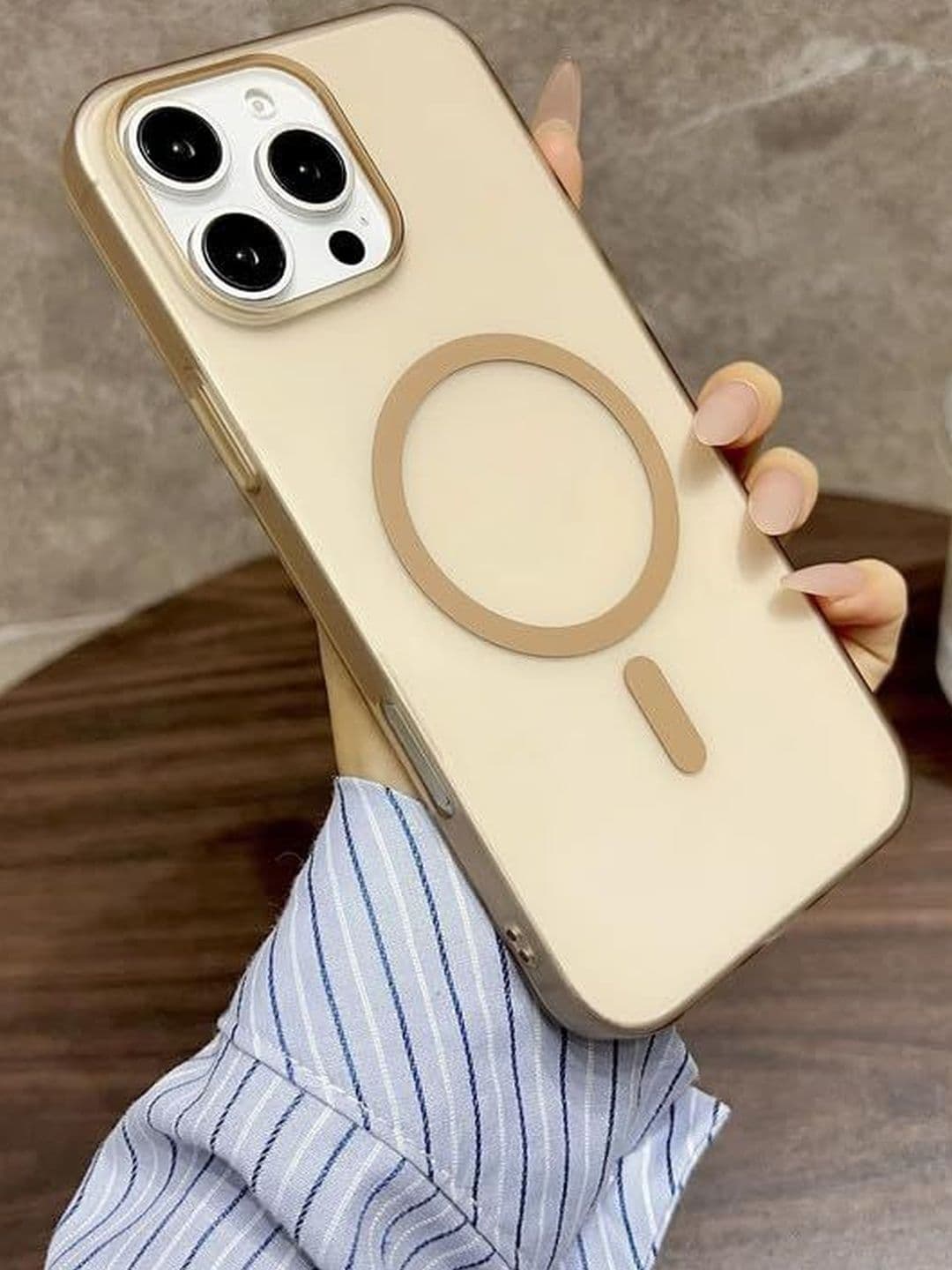 COVERLY Solid Printed iPhone 15 Pro Max Back Case Mobile Accessories thumbnail 4