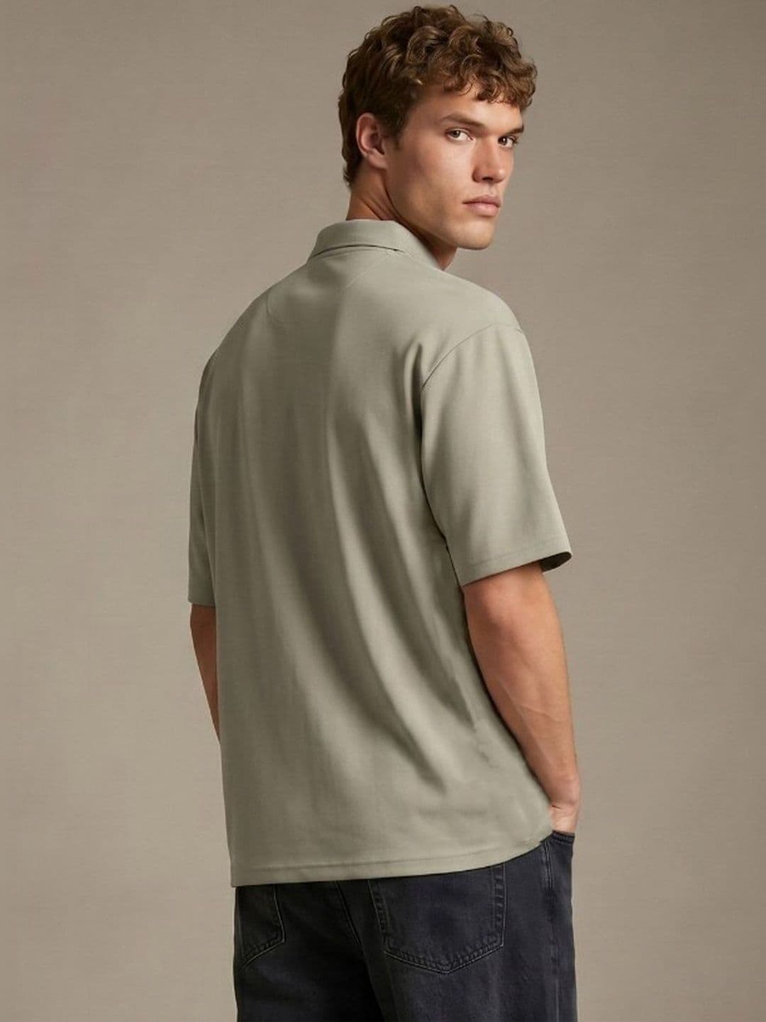 glitchez Men Typography Printed Polo Collar T-shirt thumbnail 2