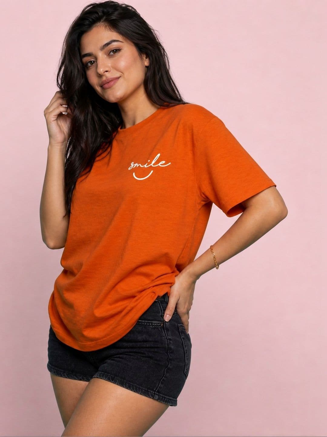Mast & Harbour Women Typography Printed T-shirt thumbnail 5