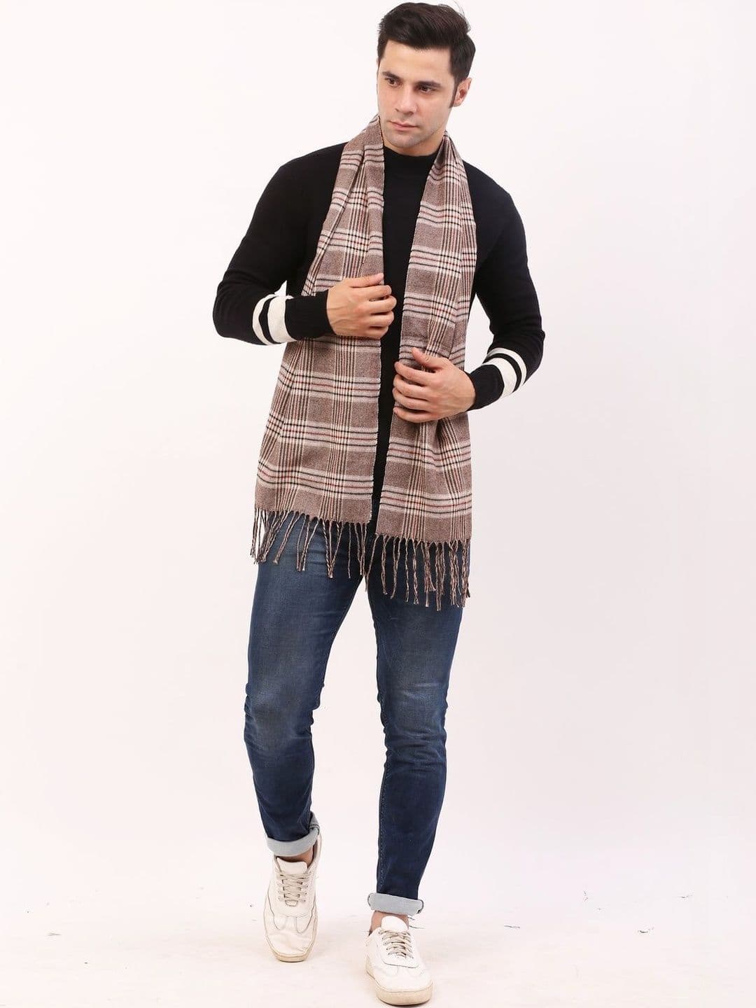 Cazzano Men Checked Scarf thumbnail 4