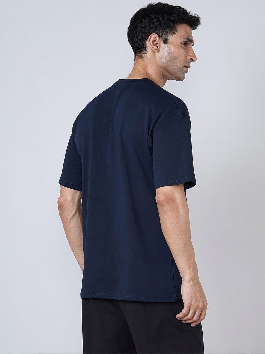 Technosport Men Typography Printed Slim Fit T-shirt thumbnail 4